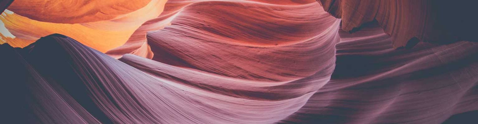 Wavy rock formation